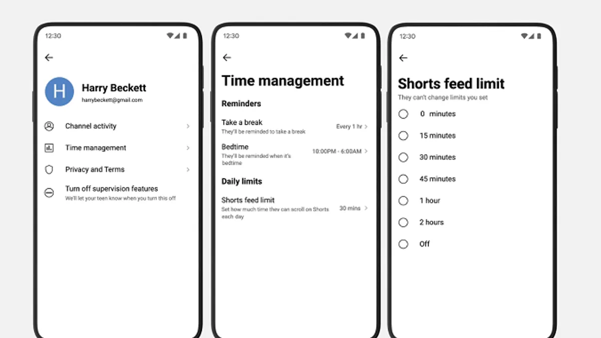 YouTube Shorts time limit