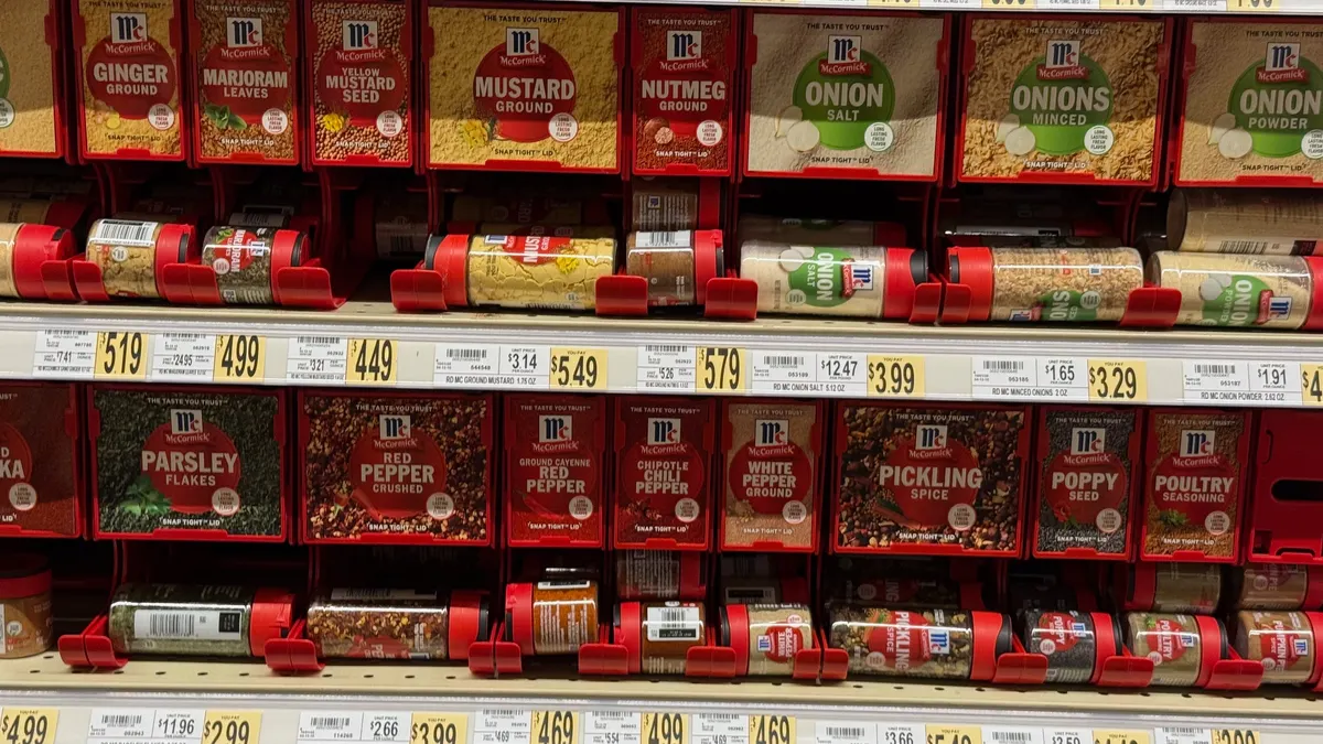McCormick & Co. spices at a Washington, D.C., area grocery store.