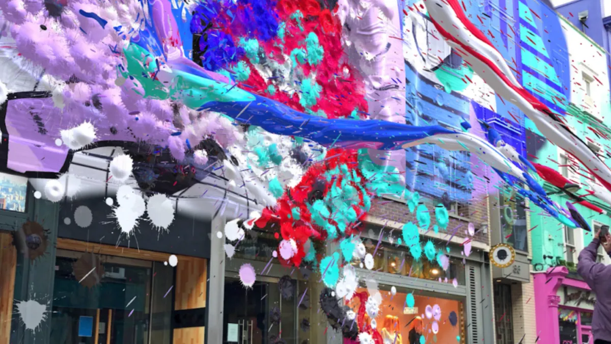 Snapchat turns London street into AR playground with Local Lenses