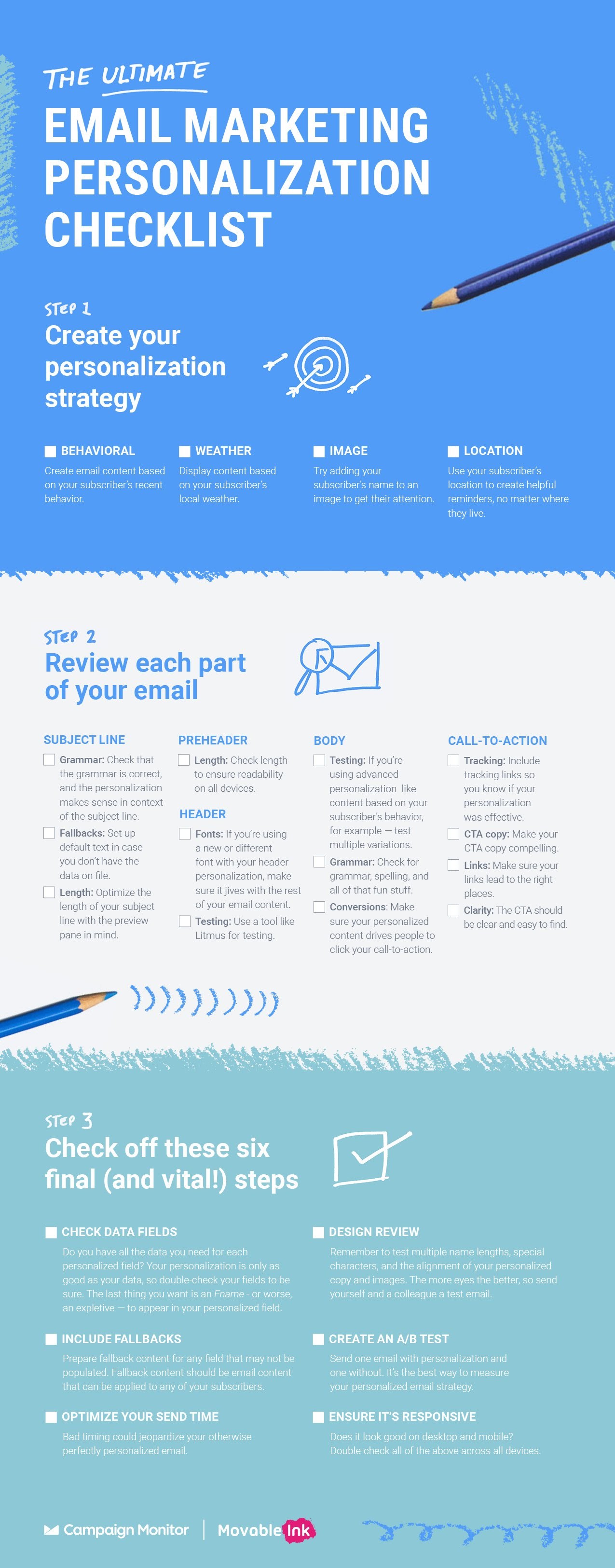 The Ultimate Email Marketing Personalization Checklist [nfographic] | Social Media Today