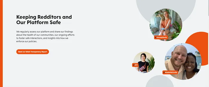 Reddit Transparency Center