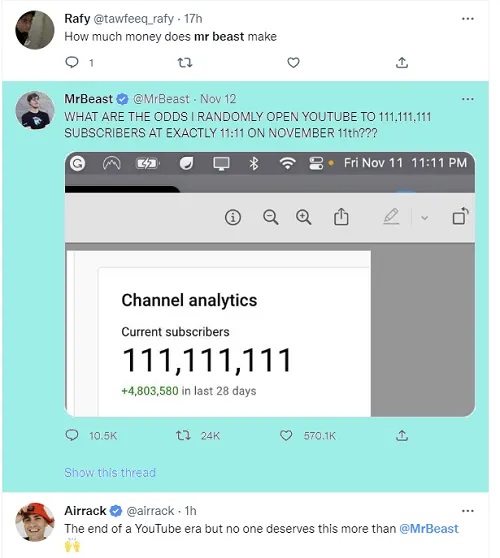 Tweet color mock-up