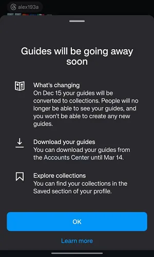 Instagram Guides