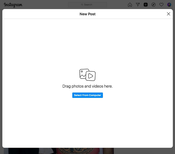 Instagram desktop posting test