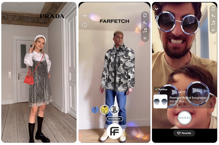 Snapchat AR examples