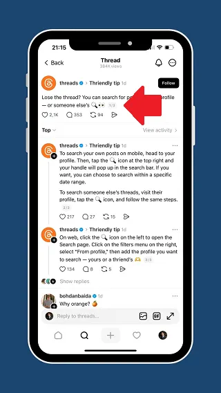Thread counter