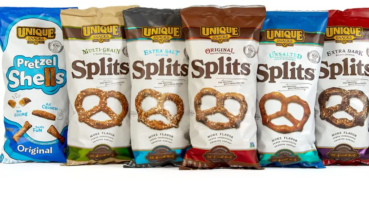 Unique Snacks, pretzel