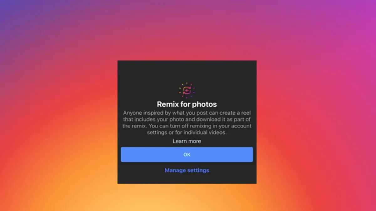 Instagram remix for photos