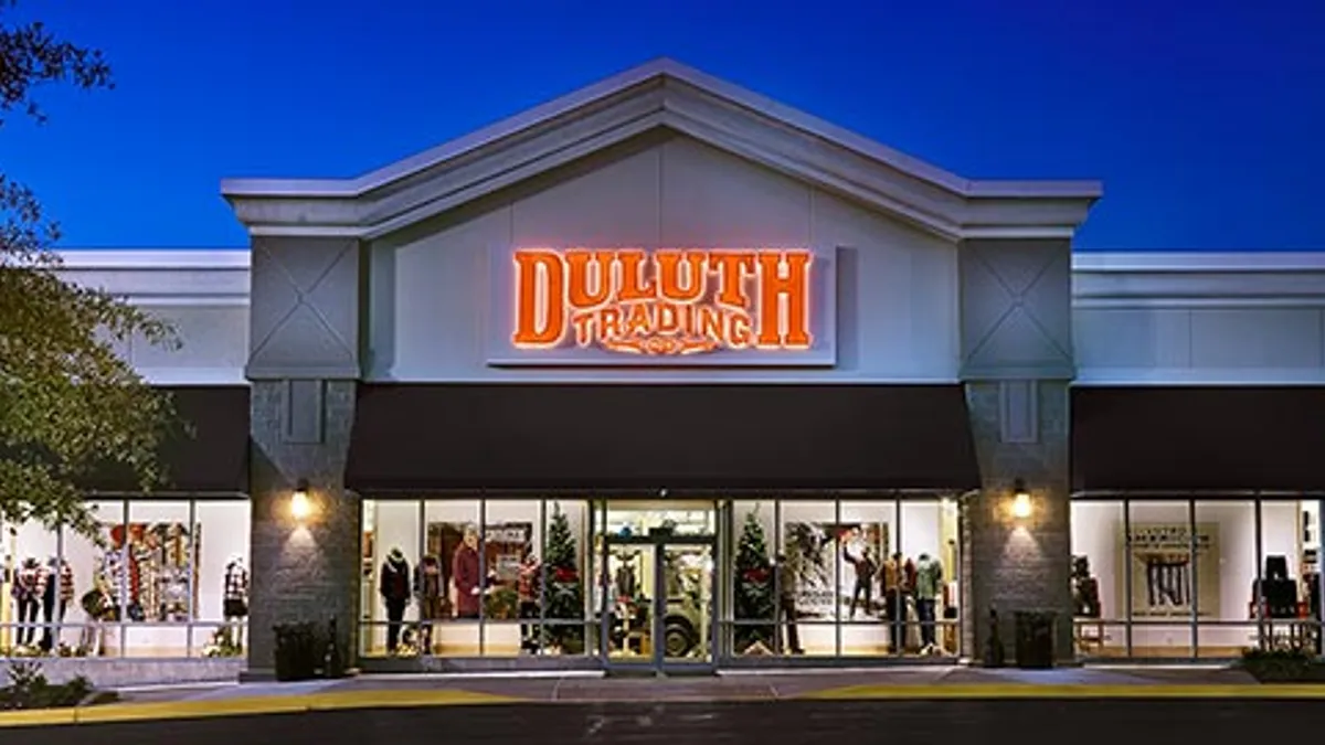 Exterior of a Duluth Trading Co store