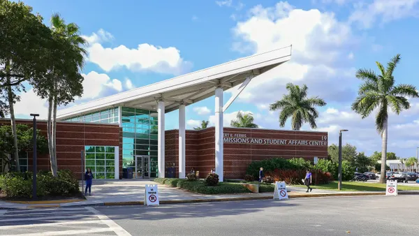 A building on Broward College's campus