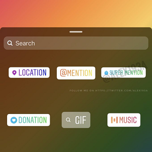 Instagram Super Mention