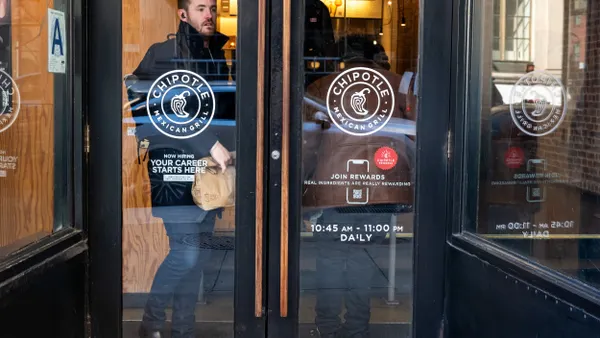 A Chipolte restaurant stands in Manhattan on February 06, 2024 in New York City.