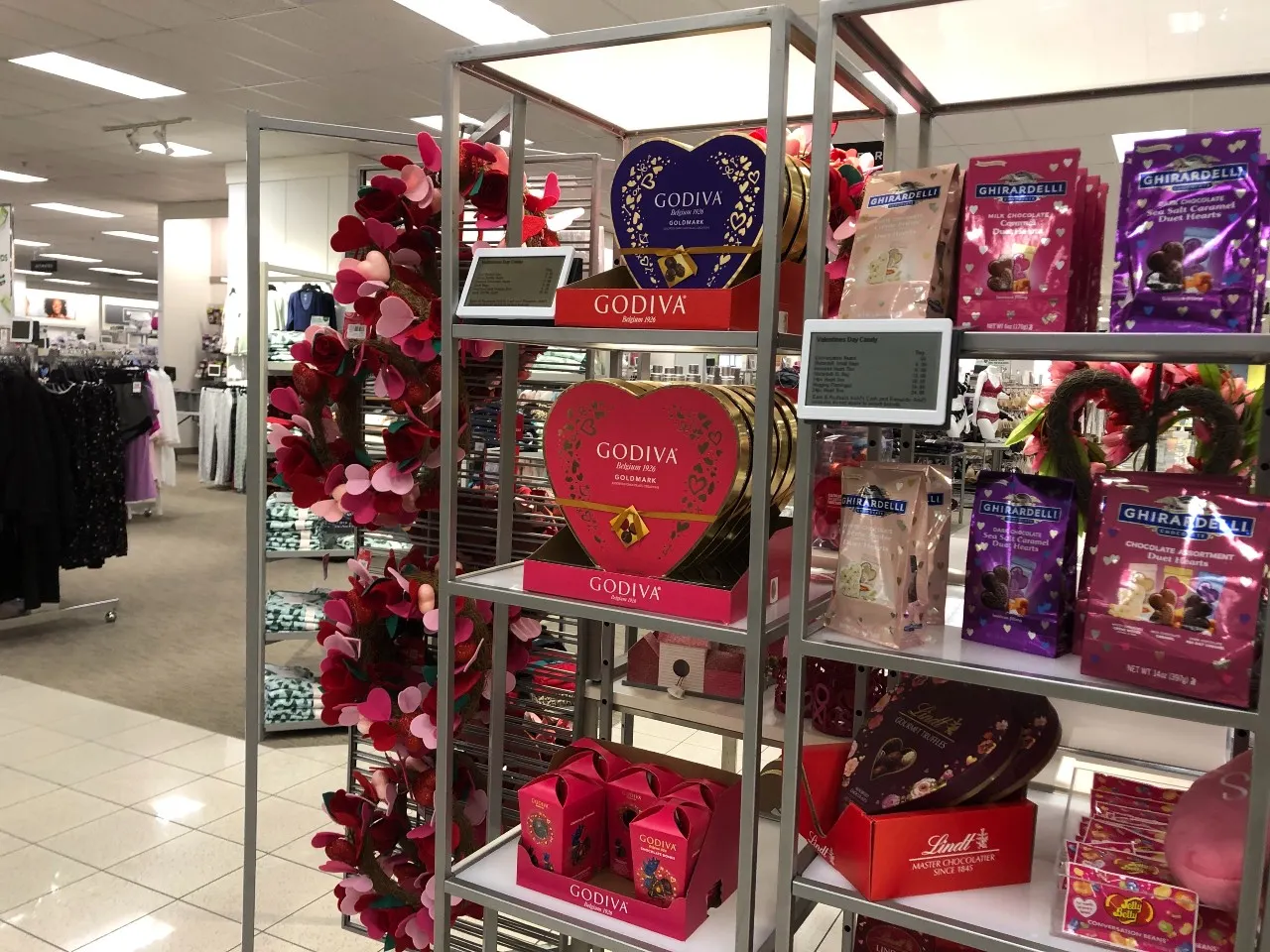 A Godiva display in a Maryland Kohl's store.