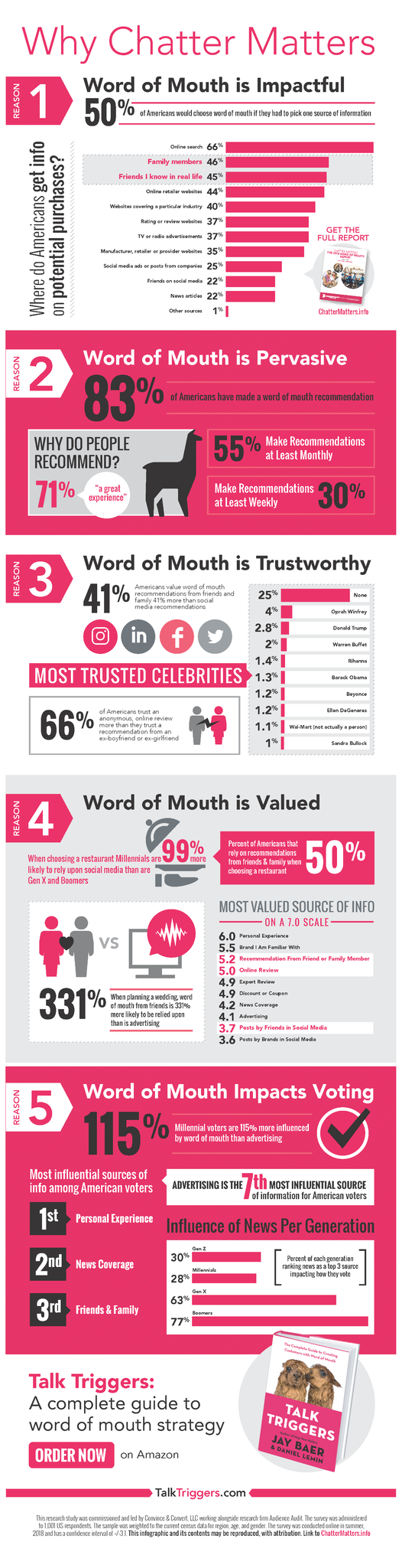 Infographic looks at the influence of word of mouth