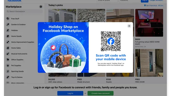 Facebook Marketplace Holiday Shop