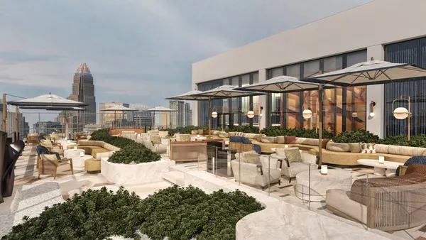 A rendering shows the forthcoming W Charlotte in North Carolina.