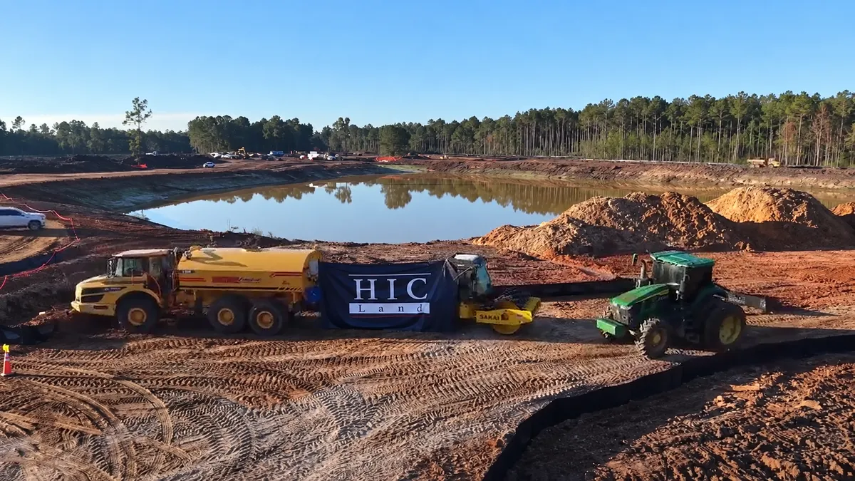 Photo of a site developed by HIC Land.
