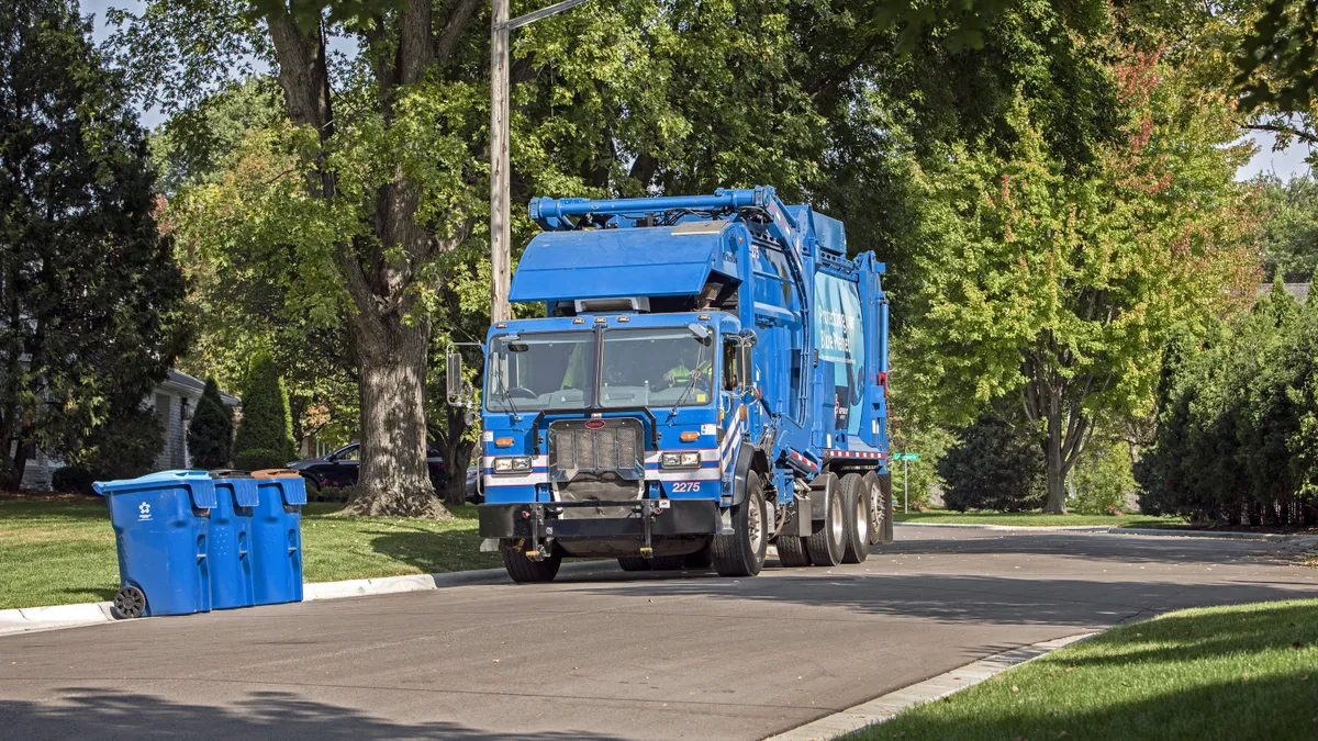 Republic Services residential collection truck