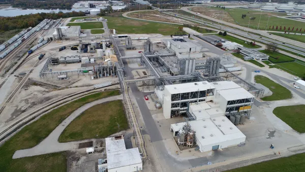 Aerial view of Ineos Styrolution's Channahon site