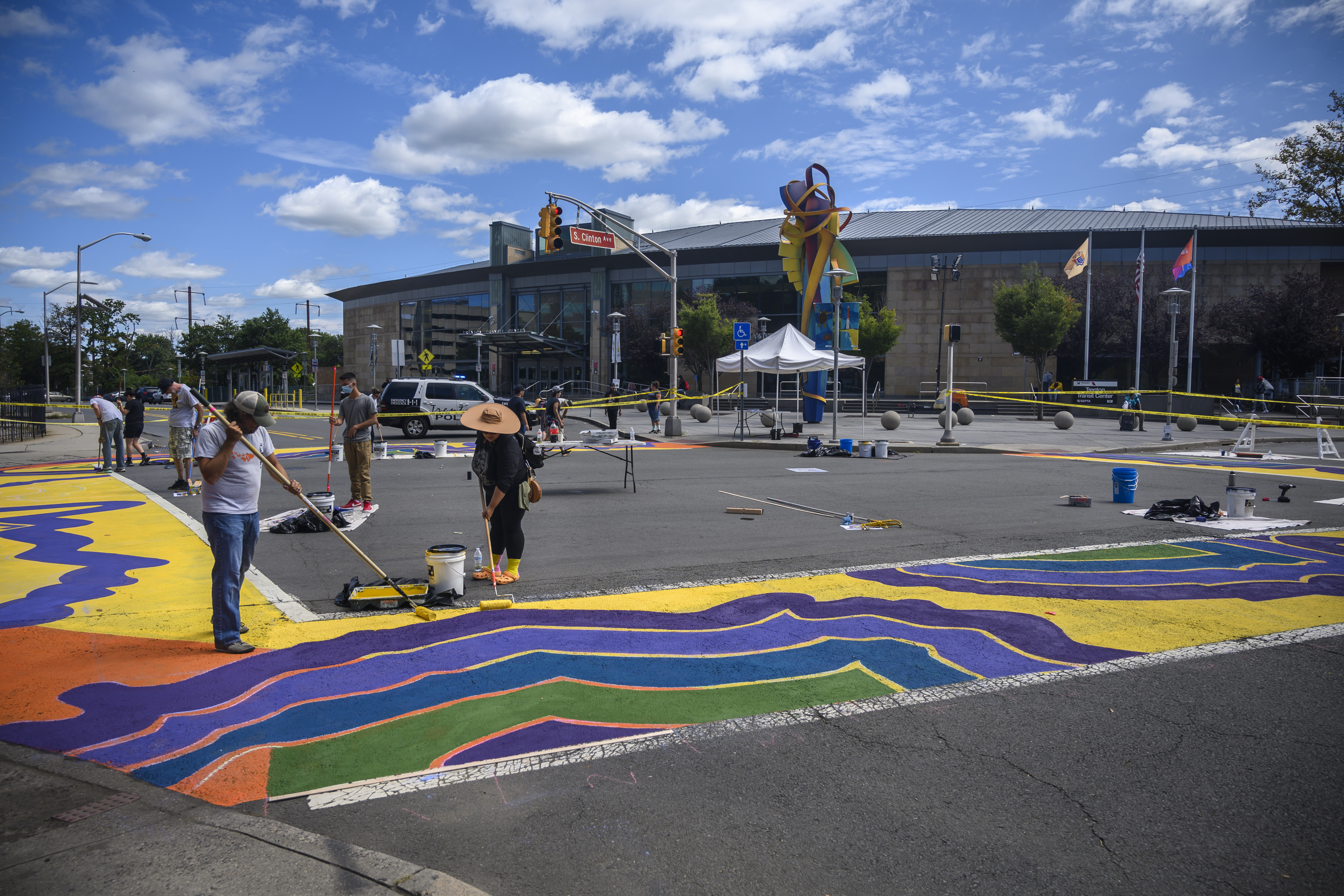 asphalt art