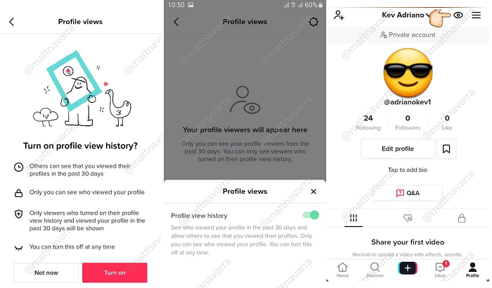 TikTok profile viewers