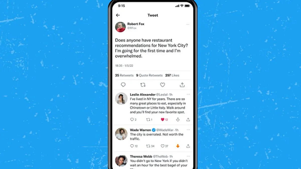 Twitter downvotes