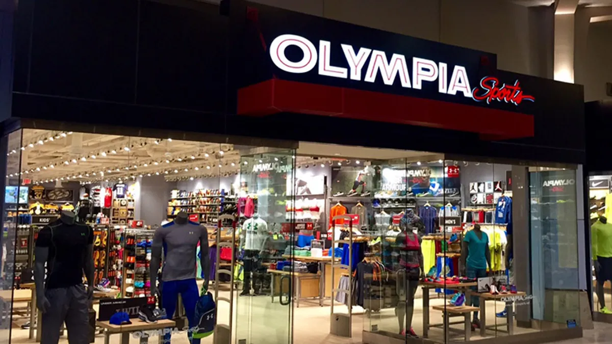 An Olympia Sports storefront