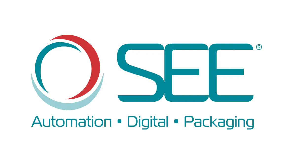 The new logo for SEE, the rebrand of Sealed Air.