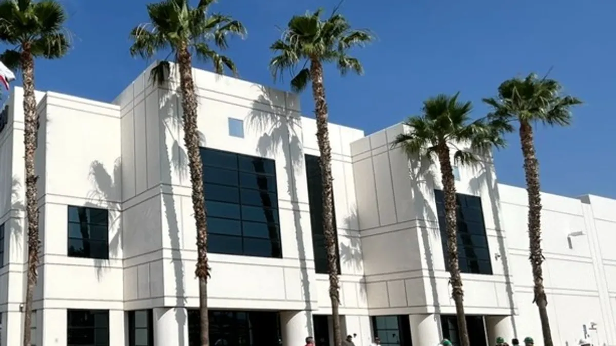 Building exterior for Blue Polymers facility