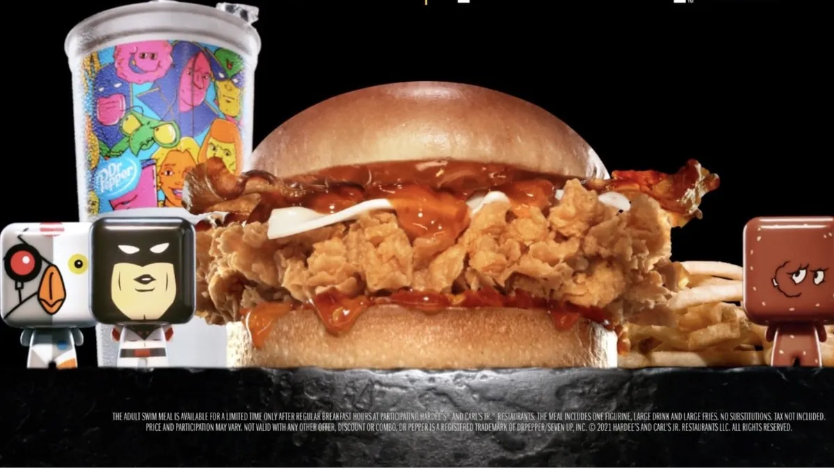 Carl's Jr. and Hardee's team with Adult Swim on Hot Honey Chicken Sandwiches