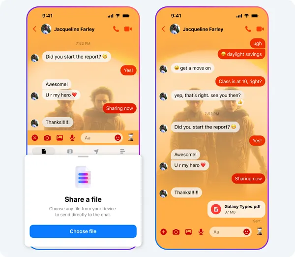 Messenger update