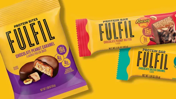 A sample of Hershey's Fulfil brand