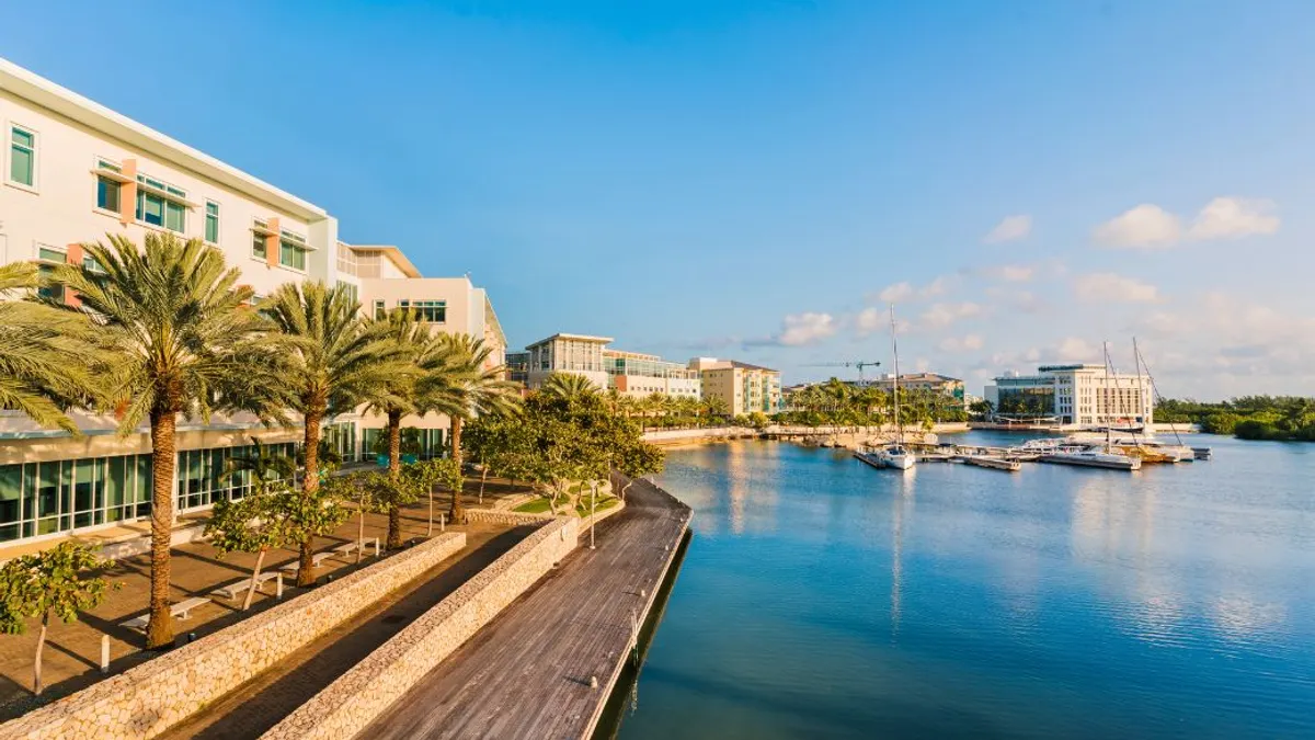Waterfront at the Cayman Islands