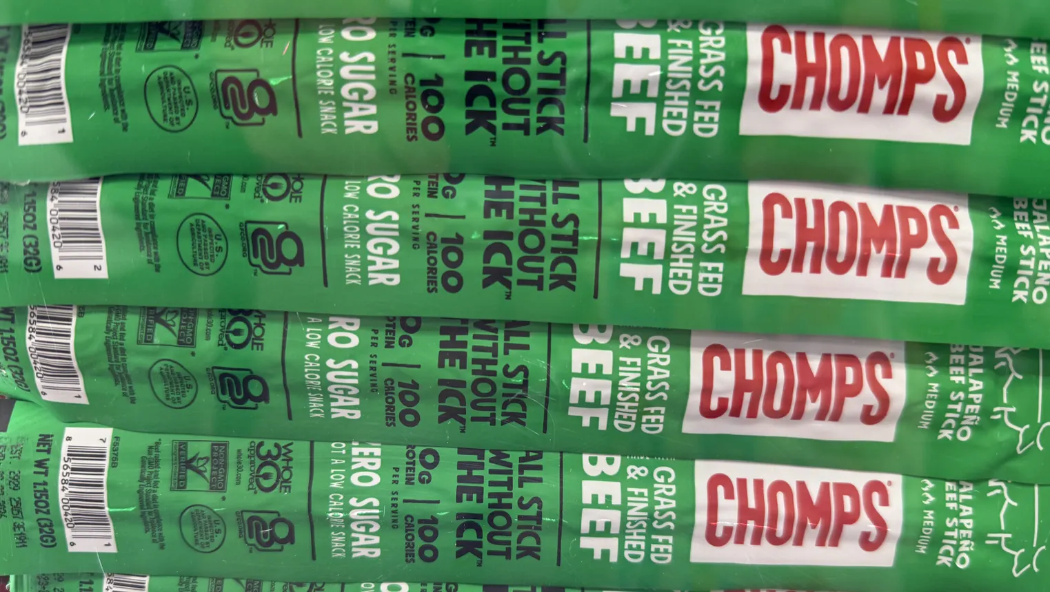 Chomps meat sticks