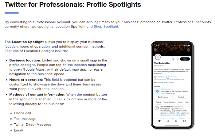 Twitter Location Spotlight