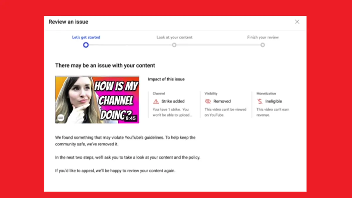 YouTube guided policy process