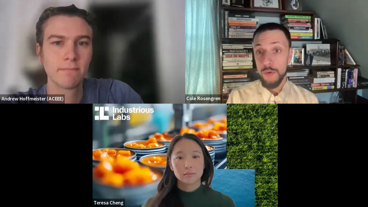 Experts discuss the case for electrifying manufacturing equipment at the Future of Manufacturing Decarbonization webinar hosted by Manufacturing Dive on Wednesday.