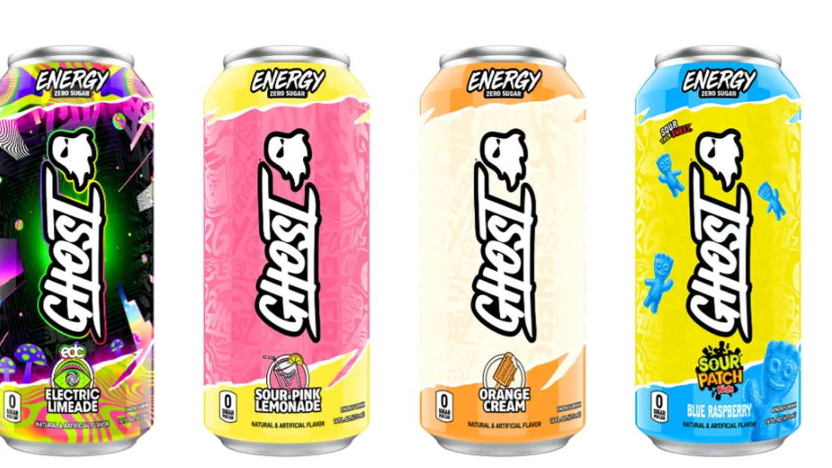 Cans of Ghost Energy drinks.