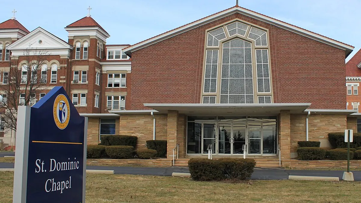 Saint Dominic Chapel, Siena Heights University, 1247 East Siena Heights Drive, Adrian, Michigan