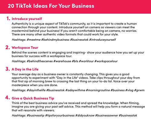 TikTok Small Business Guide