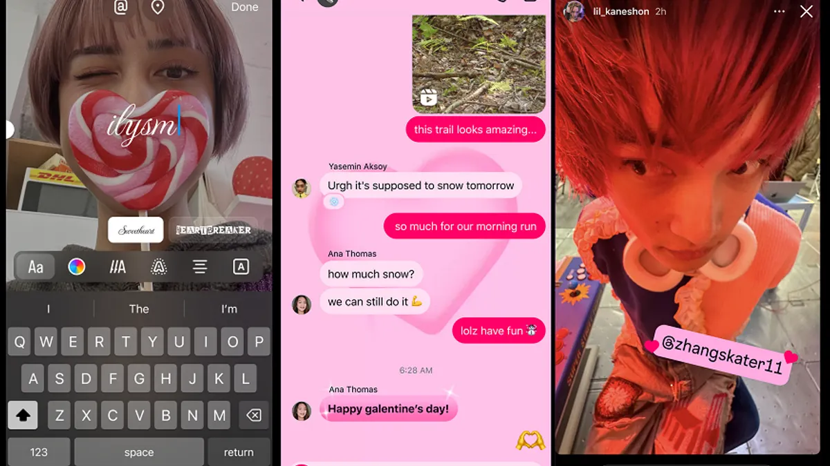 Instagram Valentine's Day