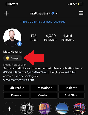 Instagram Status test