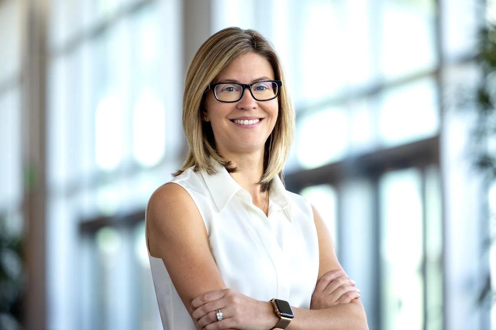 Portrait of Ashley Gildea, vice president, U.S. business unit head for Gilead.