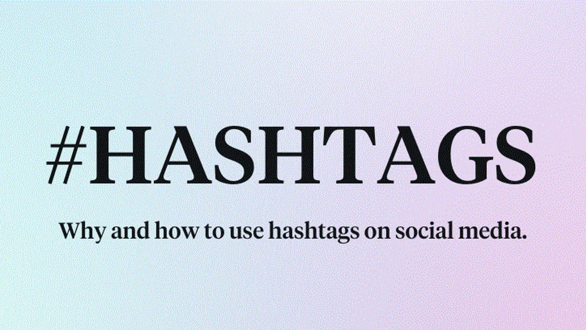 Hashtags 101 infographic