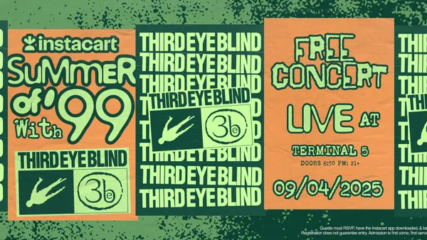 Instacart concert flyer