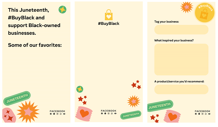 Facebook #BuyBlack initiative