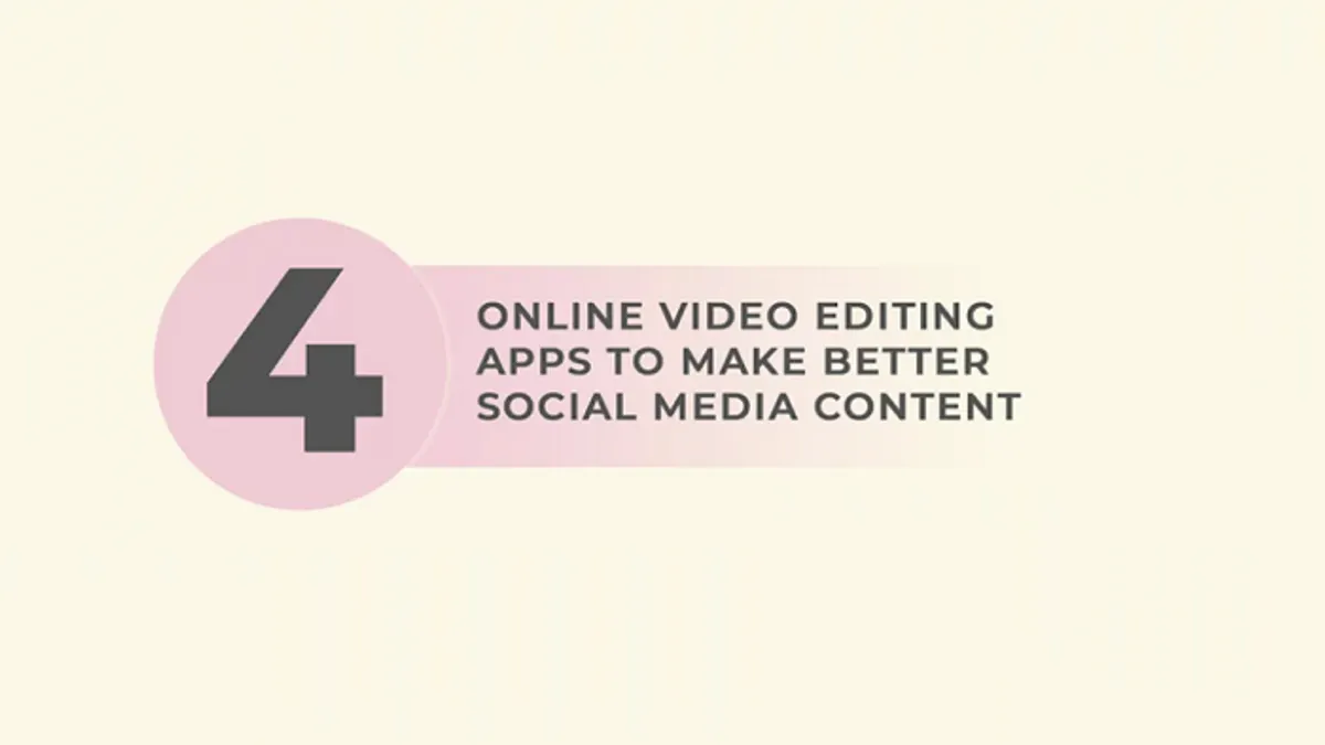 4 Video Apps infographic