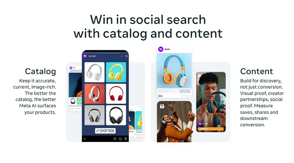 Meta social search report