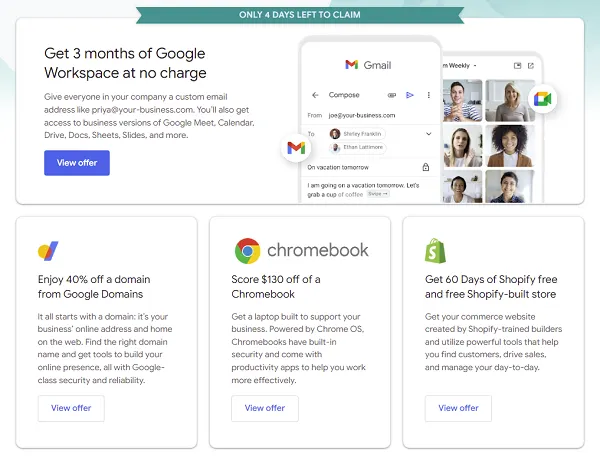 Google SMB tools