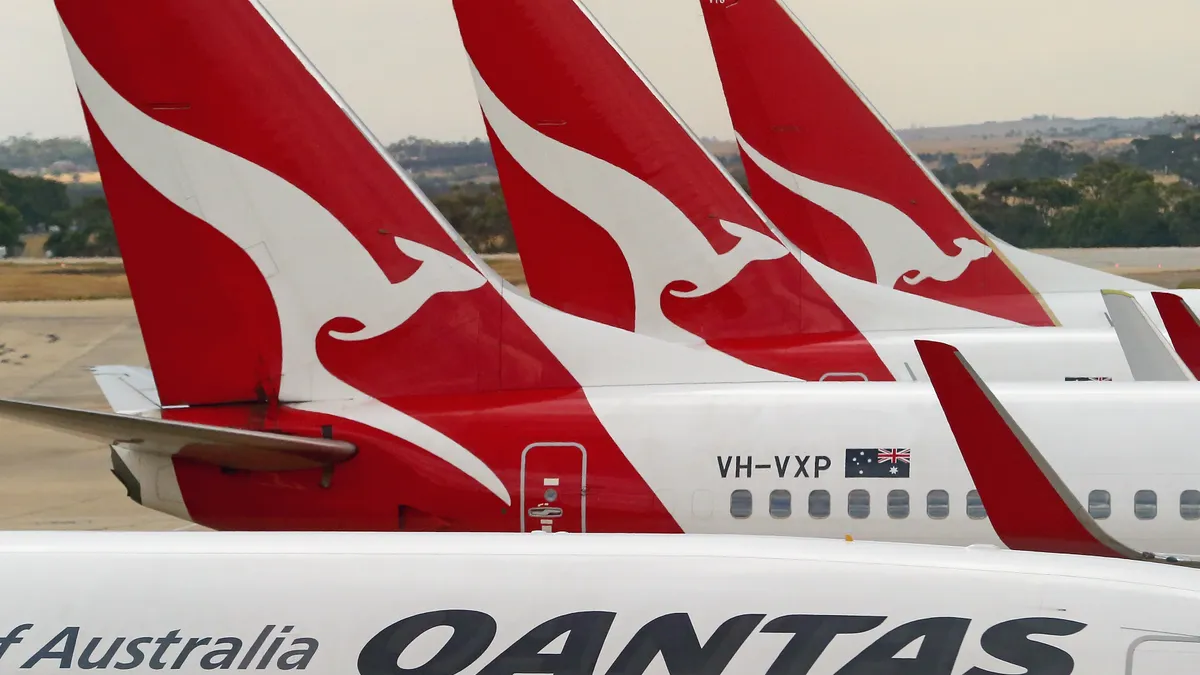 Qantas plane